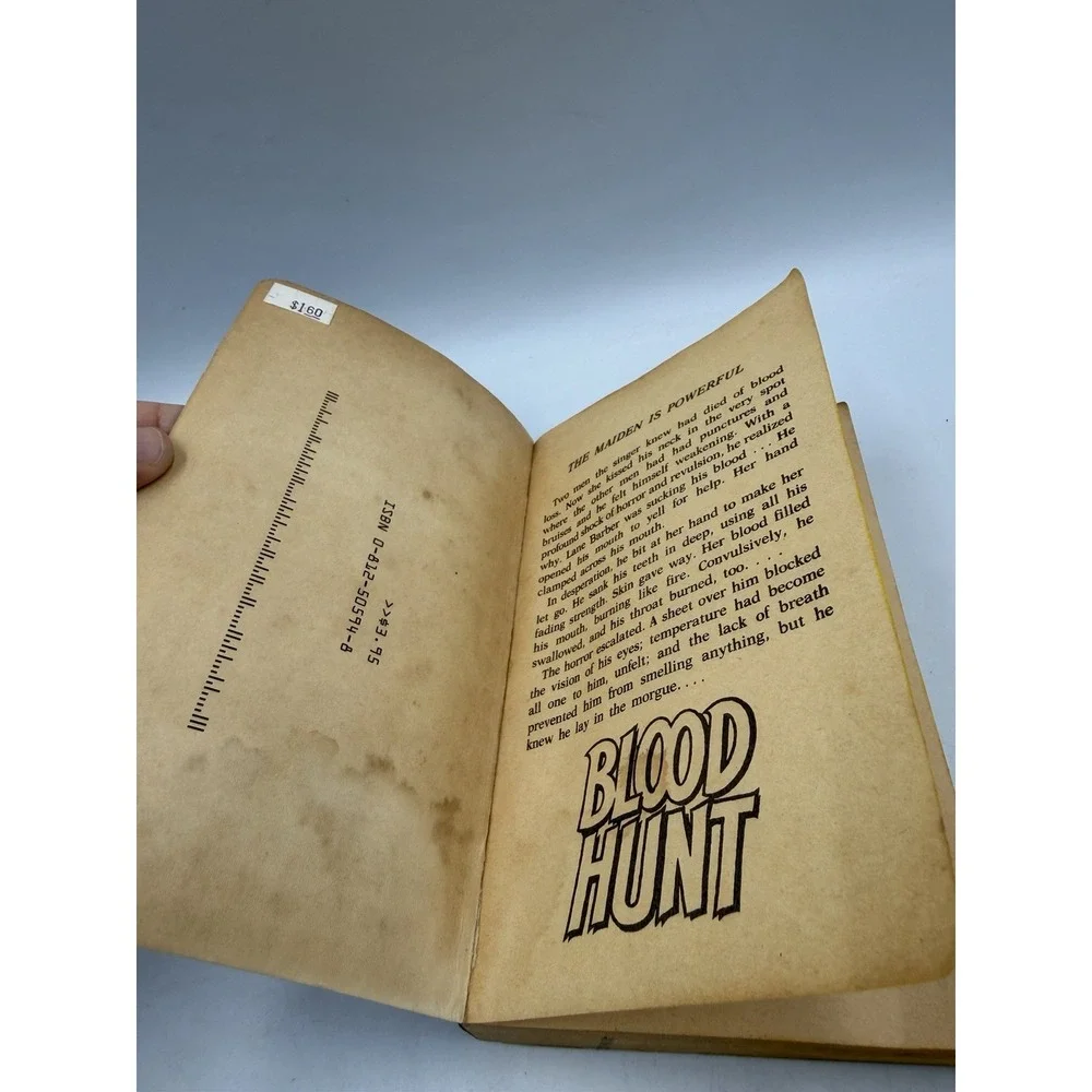 Blood Hunt Lee Killough 1987 Vintage TOR Horror Paperback Vampire Novel